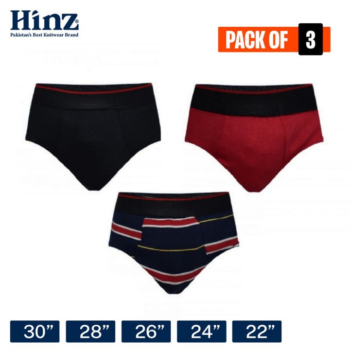 Hinz Kids Brief (Pack Of 3)