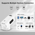 P330 Android 11 280 ANSI Projector Native 720P support 1080P 4K Wifi6 BT5.0 Cinema Outdoor Portable Mini Projetor Upgrated P30 HY300. 