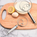 1 PC Stainless Steel Dough Whisk Flour  Mixer Blender Bread Making Kitchen Accessories Tools For Baking Cake Pizza Mixing Tool. 