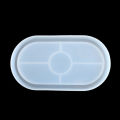 TRAY MOLD - Trinket dish mold for Resin art or Resin Dish mold or trinket tray mold or oval tray or perfume tray or Resin coaster mold. 