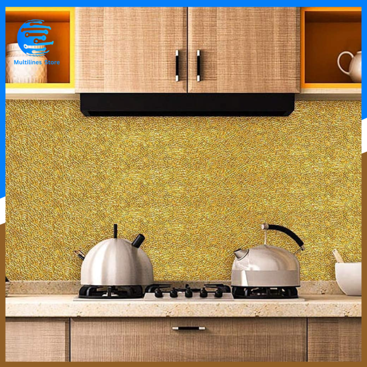 Gold%20Texture%20Contact%20Paper%20Peel%20and%20Stick%20Wallpaper%20Kitchen%20Self%20Adhesive%20Contact%20Paper%20Aluminum%20Foil%20Sheet%20Stickers%2060x200cm,%20Oil%20Proof%20Wallpaper,%20Waterproof%20Removable%20Wallpaper%20for%20Countertop%20Cabinet%20Drawer%20-%20Image%206