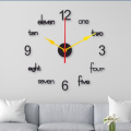 Wooden Wall Clock 3D New Clock Wooden Clock Wall 3D Best for Wall Decoration Items Wall Clocks For Bedroom DIY Clock 24 by 24 INCH. 