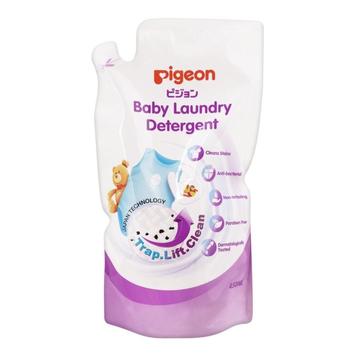 Pigeon%20Baby%20Laundry%20Detergent%20Pouch,%20450ml,%20-%20Image%202