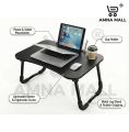 AMNA MALL | Laptop Table for Bed | Foldable & Lightweight Bed Desk for Online Classes | Reading | Eating & Office Work | Portable Laptop Table | Laptop Table | Folding Laptop Table | Laptop Table With Tray | Laptop Table With Drawer | Laptop Desk. 
