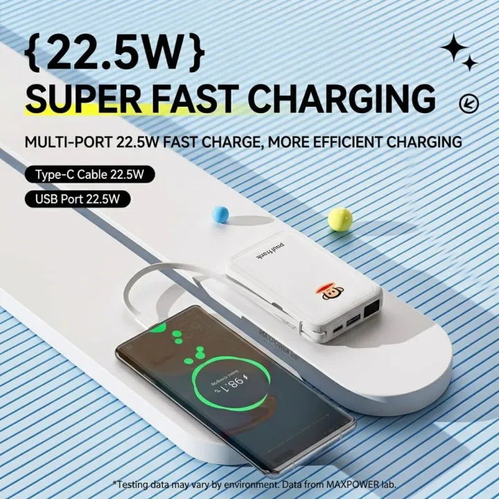 Paul%20Frank%2010000mAh%20Power%20Bank%2022.5W%20Fast%20Charging%20Built-in%20Cable%20Type-C%20Input%203C%20Certified%201%20USB%20Port%20High-Speed%20Portable%20Power%20Bank%20(Blue)%20-%20Image%206