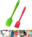 Basting Brush + Large Spatula Silicone Pastry Baking BBQ Sauce Marinade Meat Glazing Oil Brush Heat Resistant , Kitchen Cooking Baste Pastries Cakes Desserts, Dishwasher safe  (Brush + Spatula). 