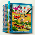 Water Coloring Book Doodle with Magic Pen Painting Board for Children Education Drawing Pad\Reusable Magic Water Book Painting Drawing Coloring Board Book Doodle & Magic Water Pen. 