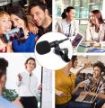 ICON 3.5mm Microphone Professional Lavalier Omnidirectional Mic 360° Easy Clip for Android Mobile Phones (Not For PC) (1.2 Meter). 