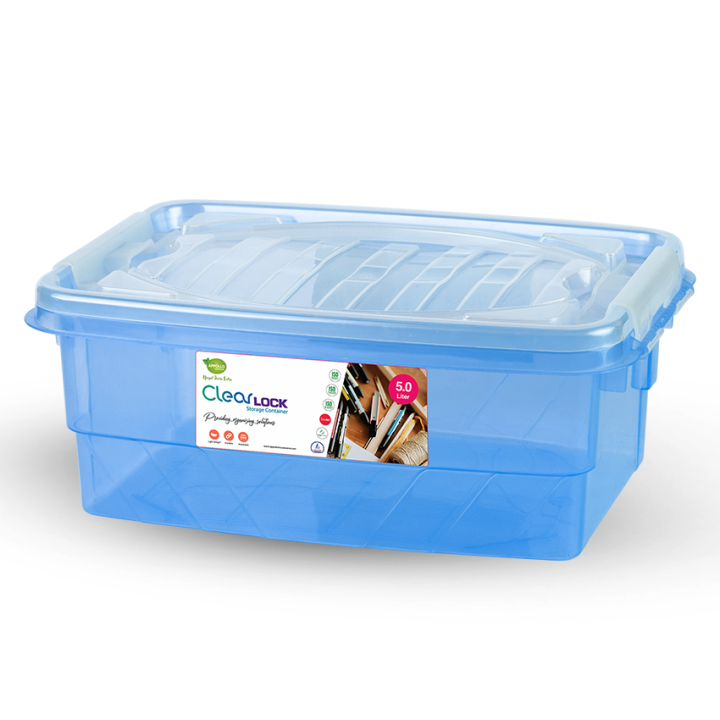 Appollo Clear Lock Storage Box (S)