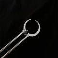 New Hairpin Hair Sticks Minimalist Black Moon Trendy Vintage Metal Hair Accessories Headwear Hairstyle for Women Jewelry H050. 