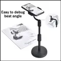 Tiktok, sketch and Art drawing, and YouTube videos creator Compatible Compact Lightweight Mobile Smart Phone Tripod Stand - Black. 