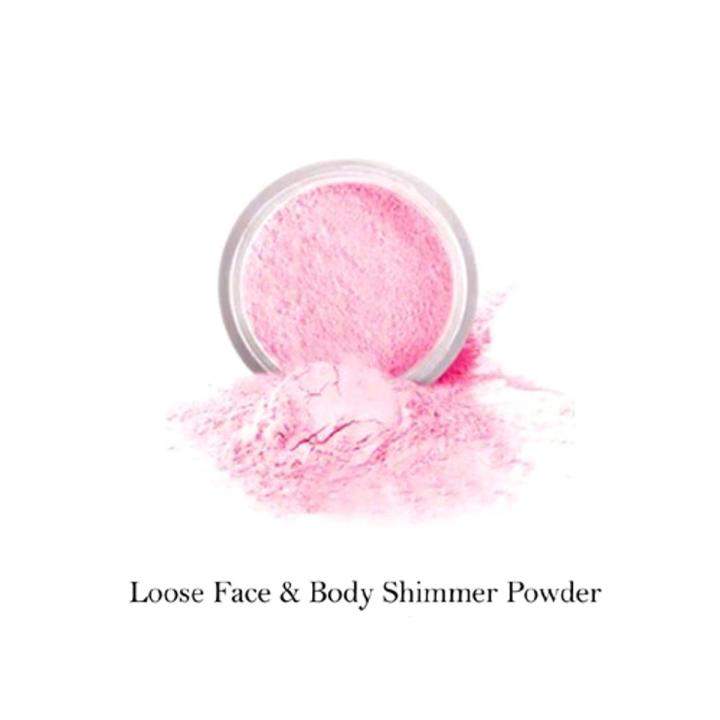 Single Mineral Cosmetics Loose Face & Body Shimmer Dust Powder Highlighter Makeup - Extra Shine
