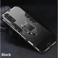 iCaseCover for Xiaomi Redmi Note 11 4G Hard Case Shockproof Car Magnetic Stand Holder Back Cover. 