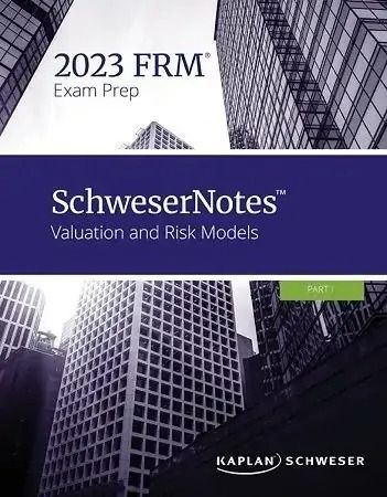 Kaplan Schweser FRM Part 1 2023 Notes – 4 Books Set