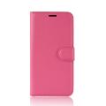 For Motorola Moto G6 Plus  Leather Flip Cover Wallet Phone Case. 
