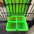 Parinda Bird Non Bite able Slider , Bird Feeder, Feed Pot, Parrots, Lovebirds, Cockatiel, Ring Neck , Raw (Pack of 2). 