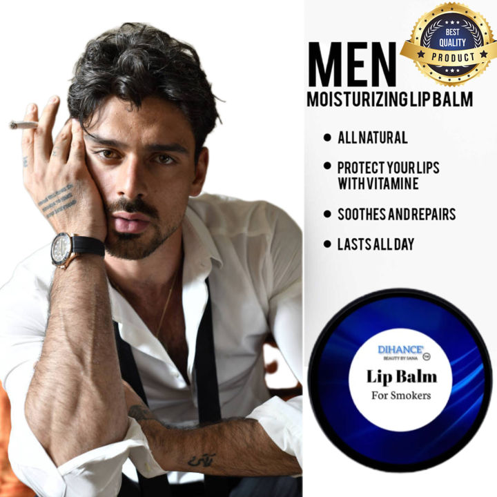 Lip Balm for Smokers , Ultra Hydrating & Nourishing Lip Balm , Lip Lightener Balm Dry & Dark Lips , Smokers Lip Balm Lips Relieves dry -10g