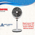 Royal Fan Louver Pedestal Fan Standing Fan Copper 14 inch. 