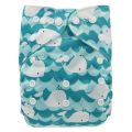 Ohbabyka Top Brand Reusable Baby Pocket Diaper Baby Microfiber Velour Fitted Washable Pants Couche Lavable Baby Nappy Washable. 