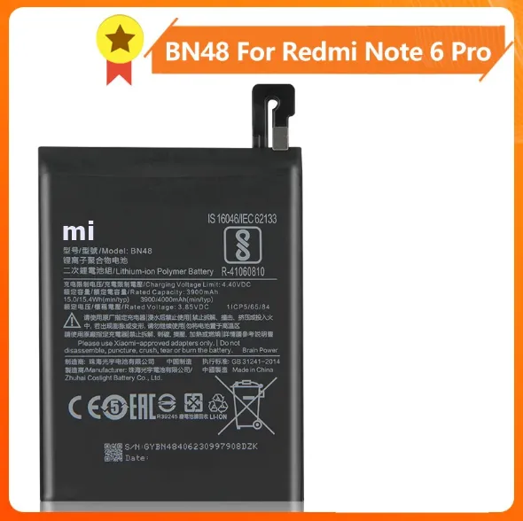 Xiaomi%20Redmi%20Note%206%20Pro%20Battery%20Replacement%20BN48%20Battery%20with%204000mAh%20Capacity_Black%20-%20Image%203