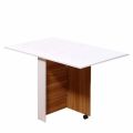 Toheed wood space saving folding dining table. 