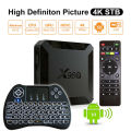 Smart Android TV Box X96Q with 4GB RAM, 64GB Storage, Android 11, and 4K Support. 