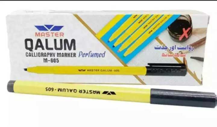 Master_%20Urdu%20Qalum%20605%20-%20Calligraphy%20Marker%20-%2010%20Markers%20-%20Blue%20&%20Black%20-%20Image%205