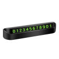 Luminous Car Temporary Parking Card Auto Parking Stickers Accessories Phone Number Hidden Stop Sign Card Plate Car Aromatherapy. 