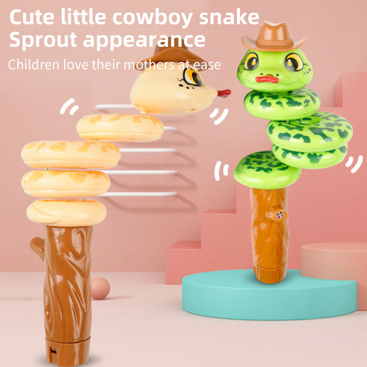 Whistle Snake Toy For Kids, Cartoon Cute Fun Early Learning  Balance Rotating Swinging Safe Odorless Bright Colors Preschool Basic Life skills Develop Interest Musical Toys For Kids Toddlers, Best Gifting toys for boys and girls