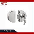 Glass Door Lock D Lock Glass Swing Push Sliding Door Lock with Keys Double. 