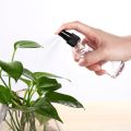 120ML Empty Plastic Spray Bottles Refillable & Reusable Bottles for Essential Oils, Perfumes, Cleaning Product. Transparent Plastic Portable Spray Bottles / Makeup Bottle Black Spray. 