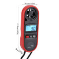 gt8163 lcd digital anemometer wind speed meter air volume tester measure. 