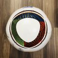 Jabulani World cup Football White Fire Match Soccer Ball 2010 Size 5 with free Nozzle by King Sports. 