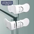 Green forest Baby Proof Drawer Lock No Drill Children Proofing Drawer Fridge Door Safety Lock Latch. 