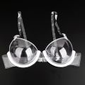 3/4 Cup Transparent Clear Push Up TPU Bra -Strap Invisible Bra Women Underwire Plastic- Disposable Bra Bralette. 