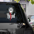 Rajpot Sticker For Car Back Mirror.. 