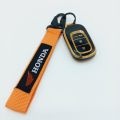 Honda Ribbon Key Chains - Orange. 