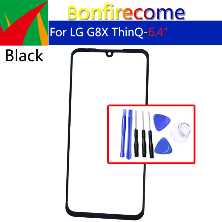 Replacement For LG G8X ThinQ LMG850EMW Touch Screen Front Glass Panel Front Outer Glass Lens