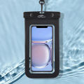 Waterproof Phone Bag Black Border Touch Screen Mobile Phone Bag. 