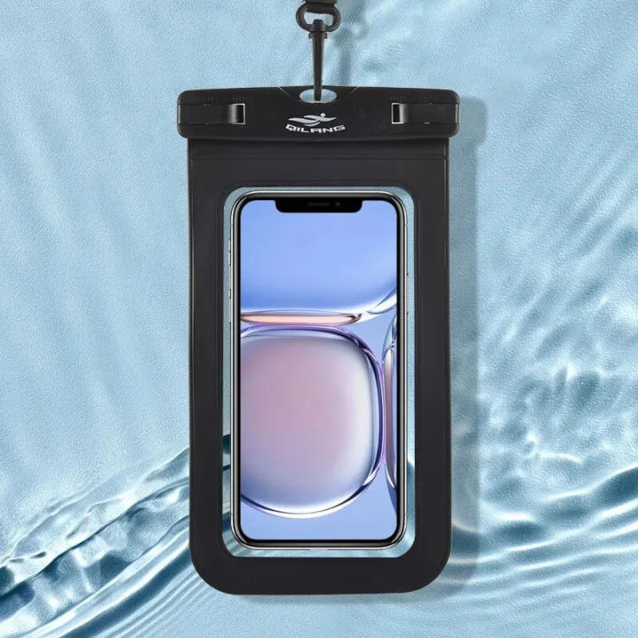 Waterproof Phone Bag Black Border Touch Screen Mobile Phone Bag