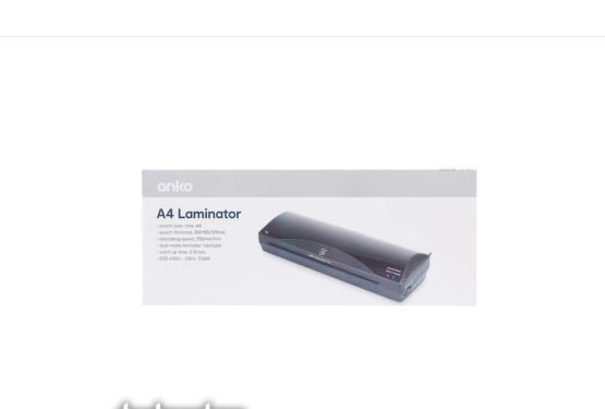 Versatile A4 Laminator: Anko's Hot & Cold Functions B R722 BIINDER