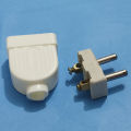 1 Piece High Quality Two pin Ceramic plug / Electric 2 pin Shoe Socket Plug Switch With Stone Abs Material. 