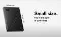 WD My Passport Portable External Hard Drive - 500GB - 1TB - USB 3.0 - Mac & Windows Compatible - High-Performance HDD Storage for Computers & Laptops - Portable Hard Disk with Backup Software and Password Protection - For Gamers - Students - Creatives. 