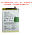 OPPO Reno 8 / Reno 8 Pro Battery Replacement BLP911 Battery High Quality Battery with 5000mAh & 3.85v. 