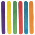 Pack of 8 - Multicolored Large Craft Sticks, Colored Popsicle Sticks for Crafts, Ice Cream Sticks. 