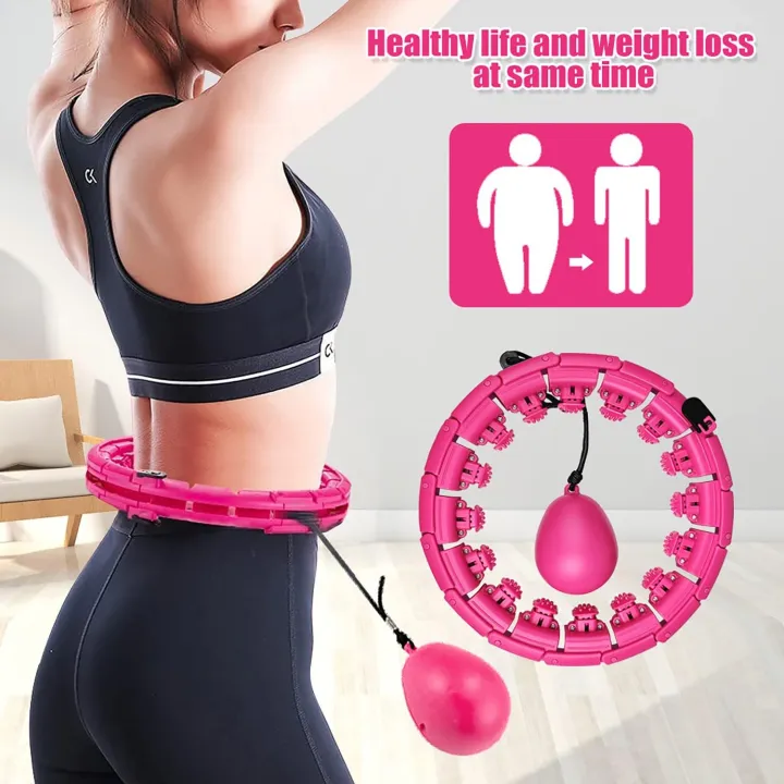 AgoKud%20Smart%20Hula%20Fitness%20Hoop%20Exercise%20with%20Counter,%20Gravity%20Ball,%2016%20Sections,%20Adjustable,%20Removable,%20360%C2%B0%20Wrap-Around%20Massage,%20Hula%20Hoop%20for%20Weight%20Loss,%20Adults,%20Children,%20Loss,%20Beginners%20-%20Image%202