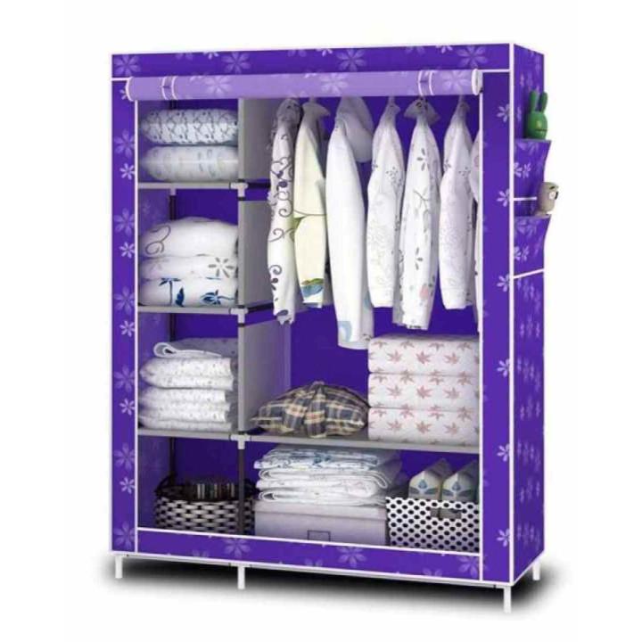 Foldable Canvas Wardrobe - 105NT