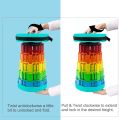 Telescopic Stool Collapsible Folding Lightweight Retractable Foldable Chair For Camping Traveling. 