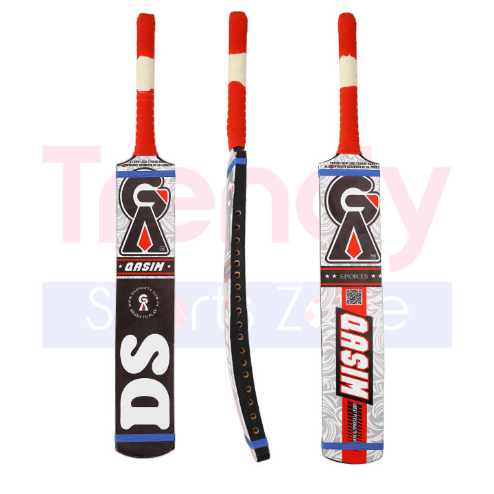 GA QASIM Original ( DS 2024 ) Bat | Professional Tape Ball Bat | Rawalakot Wood | Perfect Balance