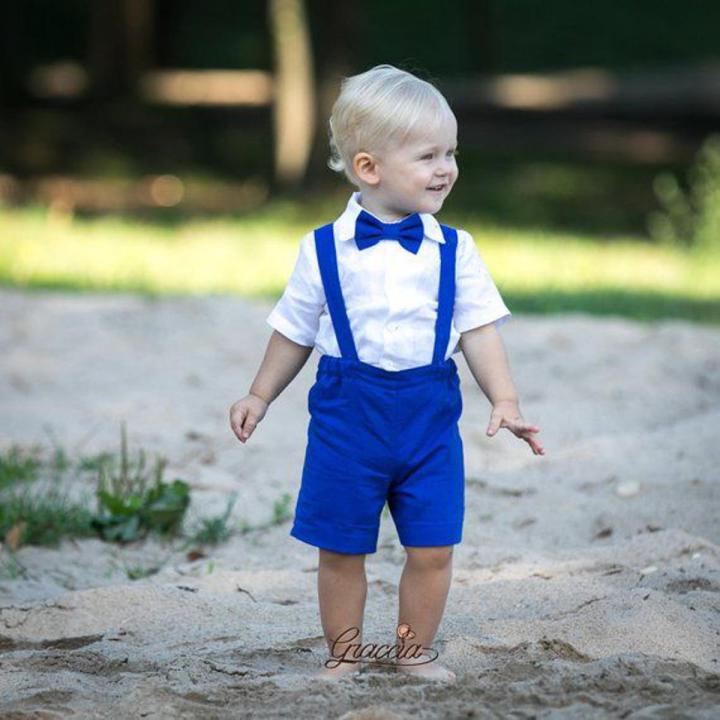 Imported Made Adjustable Suspenders Gallace With Bow Tie For Kids Stretchable Elastic